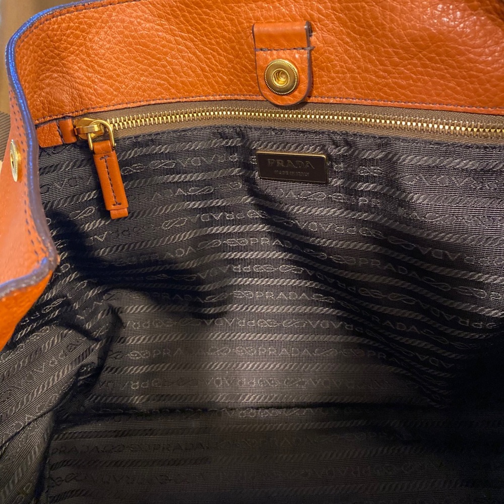 🧡AUTHENTIC VINTAGE Prada Leather Diano Tote - Picture 7 of 10